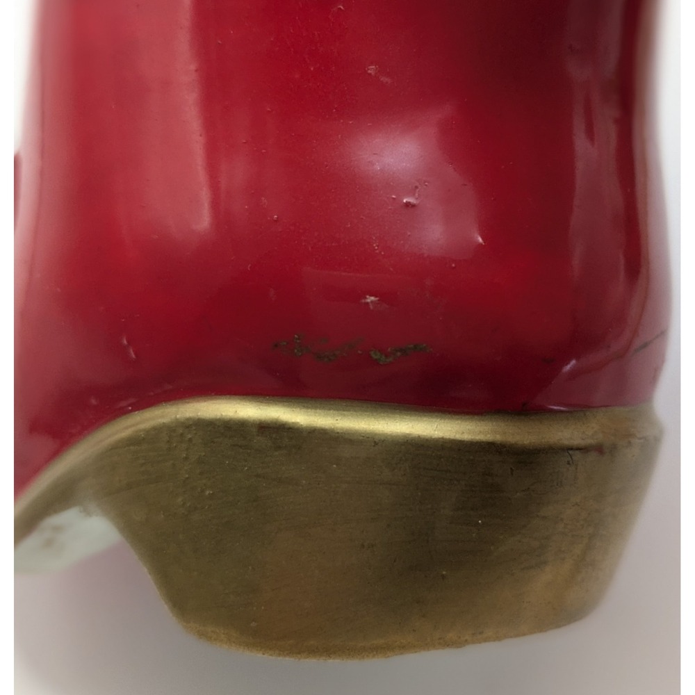 VTG Christmas Santa Elf Boot Salt & Pepper‎ 1960's Japan Mid Century Napco 4.5" - Picture 12 of 16